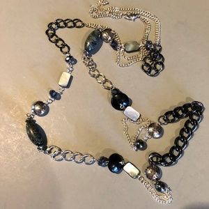 Mixed Bead and Chain Necklace #7